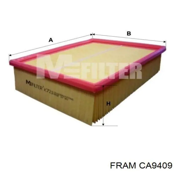 Купить CA9409 Fram Автомобильный фильтр воздуха