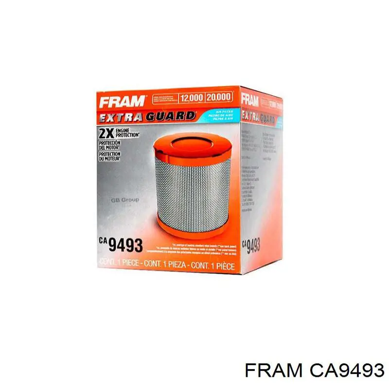 Купить CA9493 Fram Автомобильный фильтр воздуха