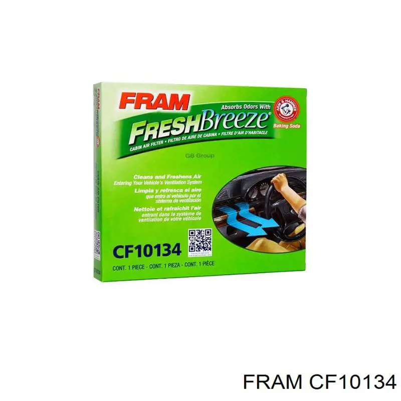 CF10134 Fram Внутрисалонный фильтр