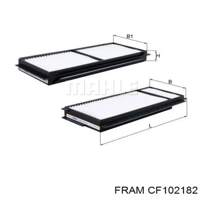 CF102182 Fram Внутрисалонный фильтр