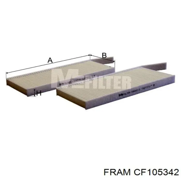 Купить CF105342 Fram Фильтр салона угольный