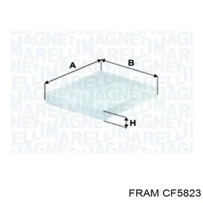 Фильтр салона CF5823 Fram