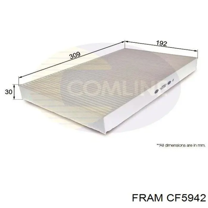 Купить CF5942 Fram Фильтр салона угольный