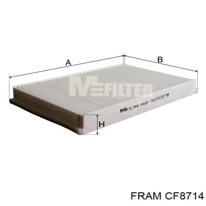 CF8714 Fram Внутрисалонный фильтр