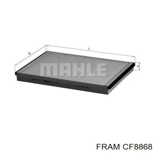 Фильтр воздушный отопителя Fram CF8868 цена, от 5.23 USD
