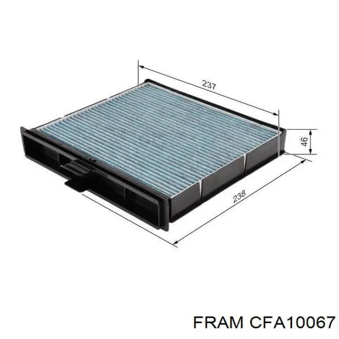 CFA10067 Fram Внутрисалонный фильтр
