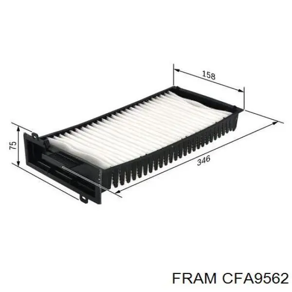 Воздушный фильтр салона Fram CFA9562