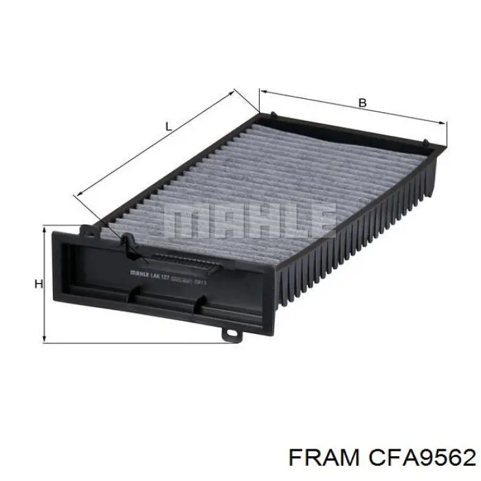Фильтр воздушный отопителя Fram CFA9562 цена, от 13.21 USD