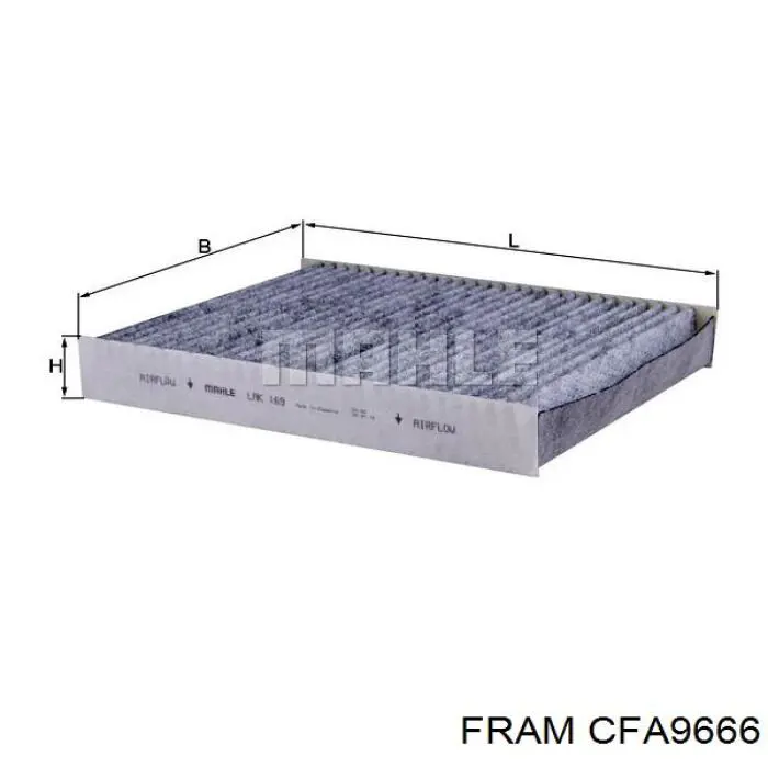 CFA9666 Fram Внутрисалонный фильтр