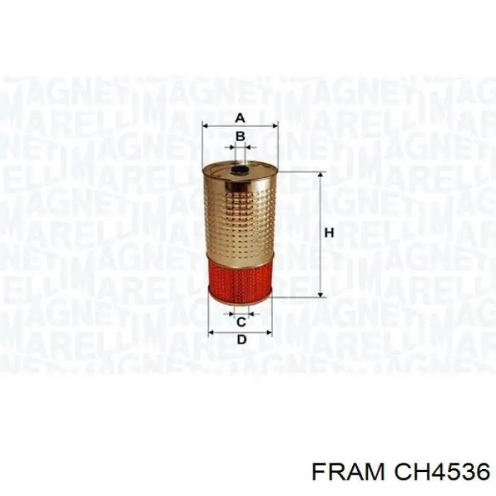 Фильтр очистки масла центробежный Fram CH4536 цена, от 5.90 USD