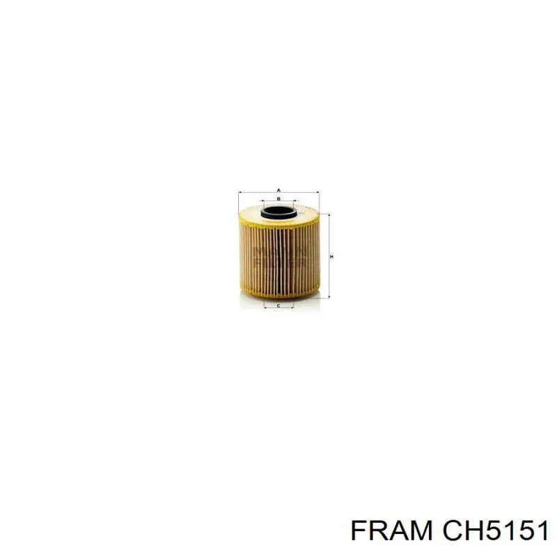 Масляный фильтр CH5151 Fram