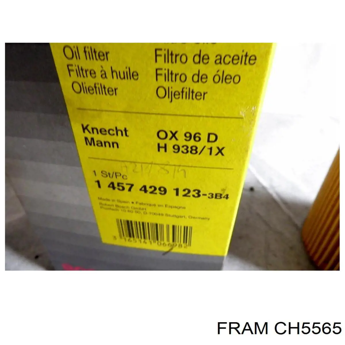 Фильтр масла Fram CH5565