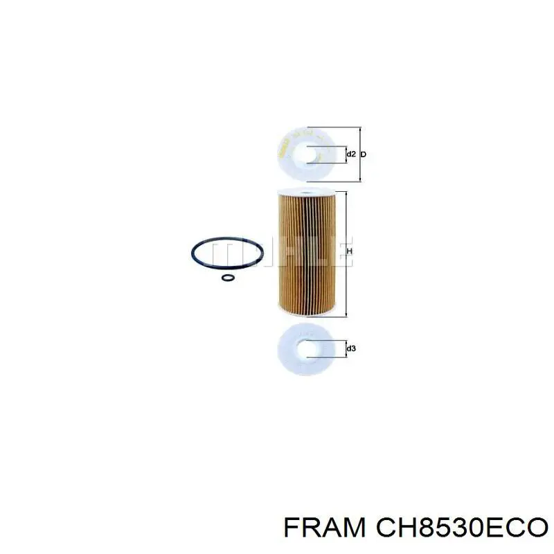 Фильтр очистки масла центробежный Fram CH8530ECO цена, от 5.08 USD