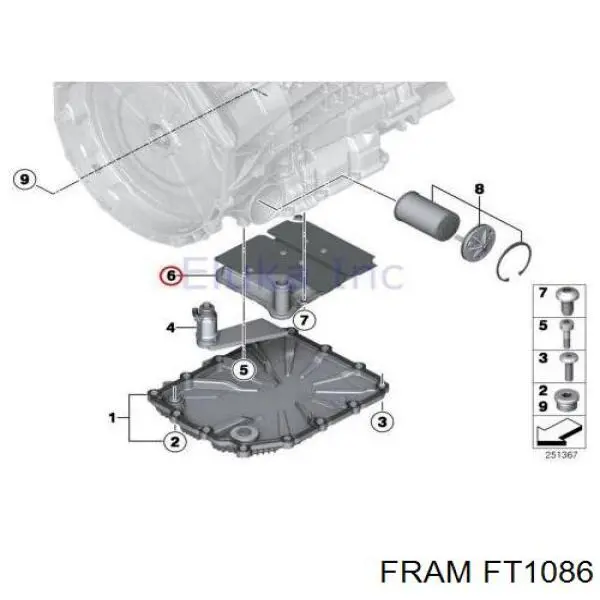Масло АКПП Fram FT1056