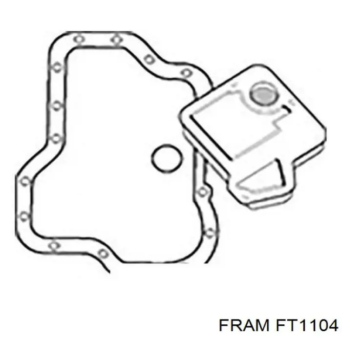 FT1104 Fram Масляный фильтр АКПП