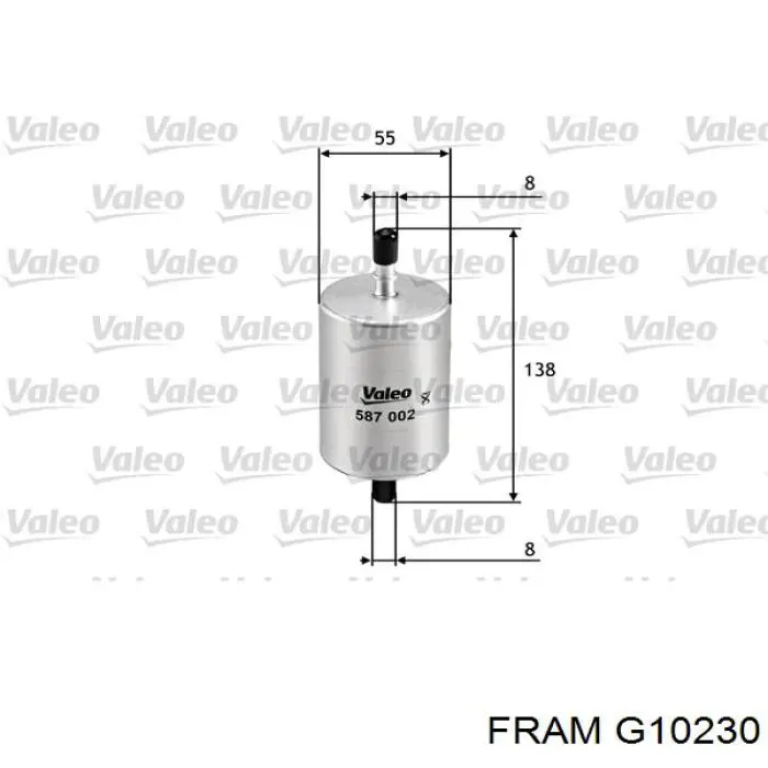 Фильтр тонкой очистки топлива Fram G10230 цена, от 5.65 USD