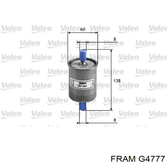 Фильтр тонкой очистки топлива Fram G4777 цена, от 5.07 USD