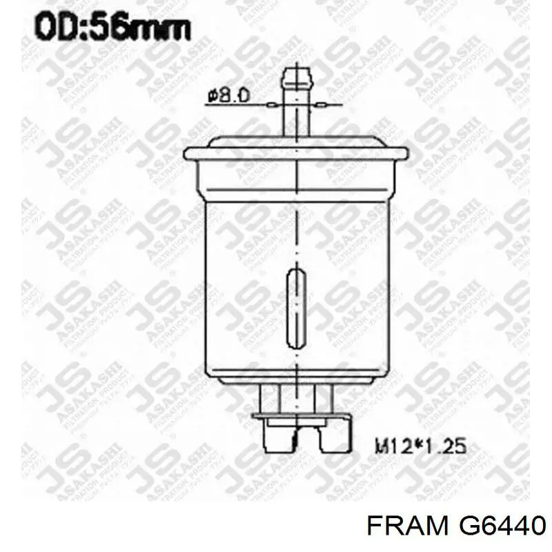 Фильтр топливный WIX WF8081