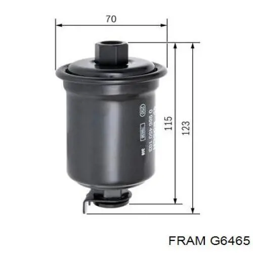 Топливный фильтр G6465 Fram
