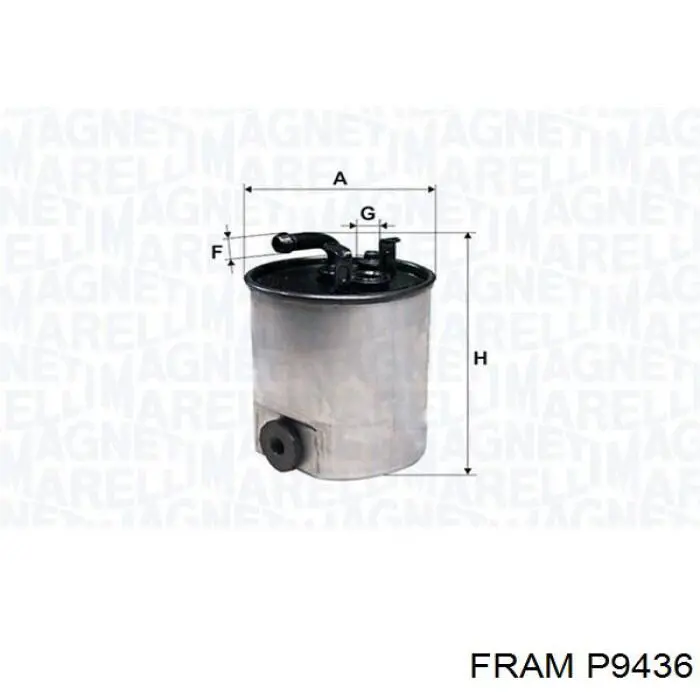 Фильтр тонкой очистки топлива Fram P9436 цена, от 14.97 USD