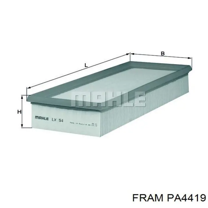Элемент воздушного фильтра Fram PA4419 цена, от 4.77 USD