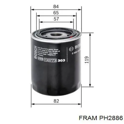 Купить PH2886 Fram Фильтр центробежный очистки масла