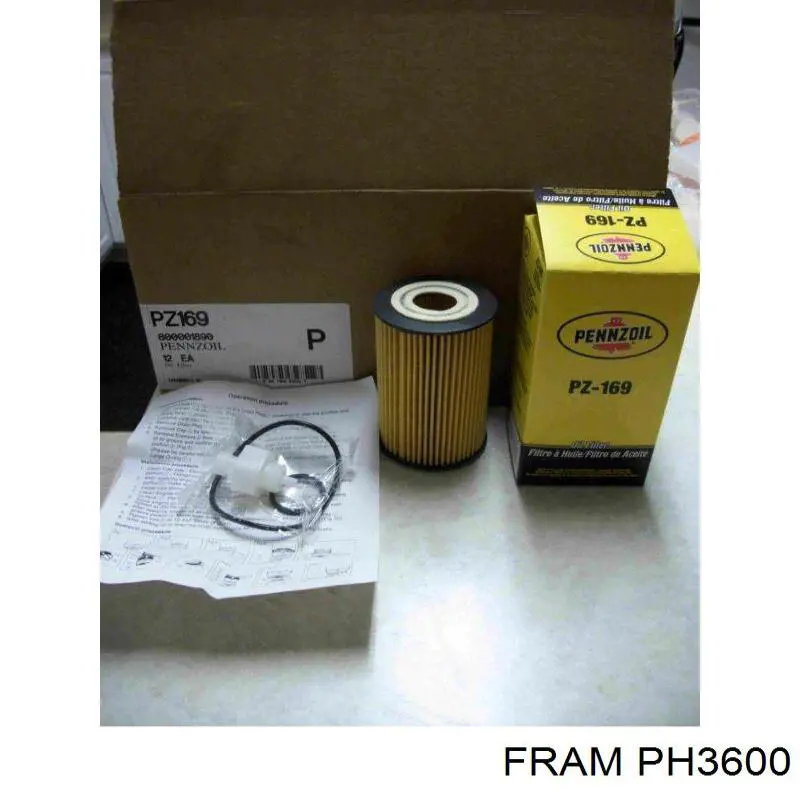PH3600 Fram масляный фильтр
