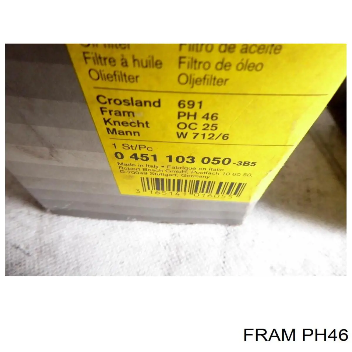 Фильтр очистки масла центробежный Shafer FOM272 цена, от 2.81 USD