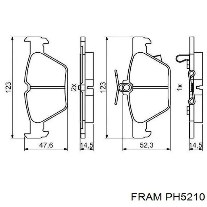 Фильтр очистки масла центробежный Fram PH5210 цена, от 7.56 USD