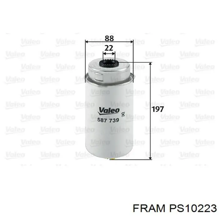 Фильтр тонкой очистки топлива Clean DN2713 цена, от 10.39 USD