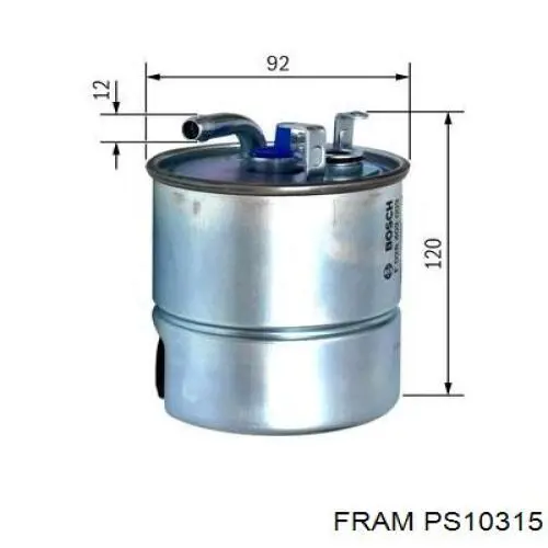 Фильтр тонкой очистки топлива Fram PS10315 цена, от 13.99 USD