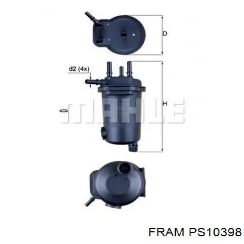 Фильтр топливный Polcar FP5879
