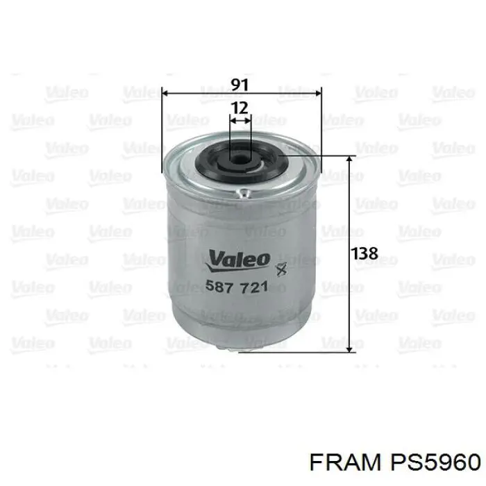 Топливный фильтр PS5960 Fram