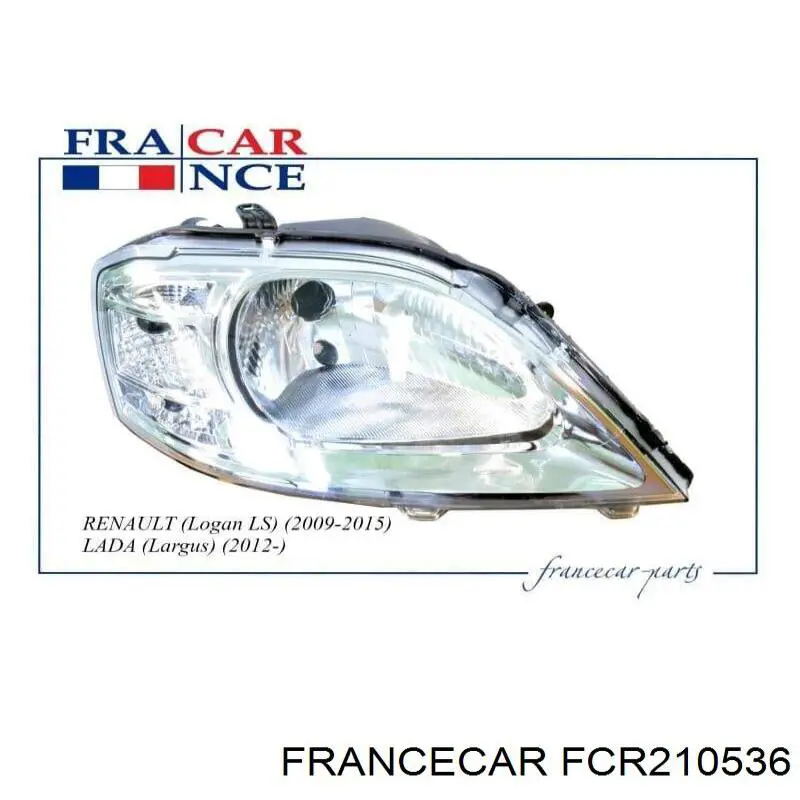 Фара правая FCR210536 Francecar