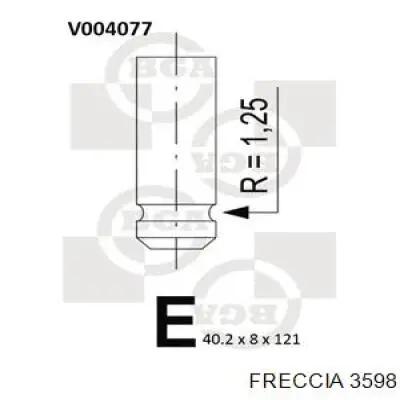 Клапан впускной 3598 FRECCIA