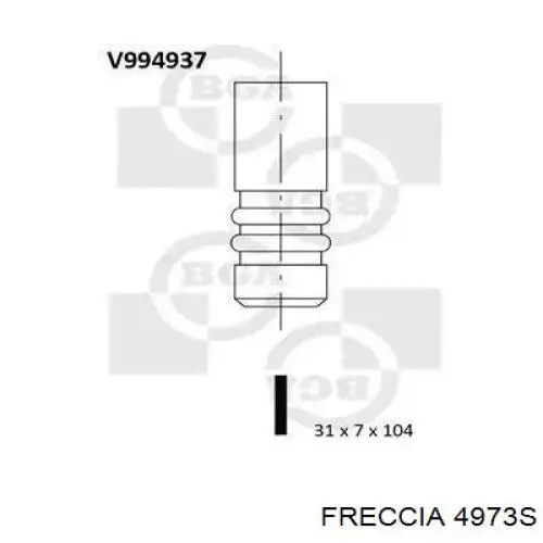 Клапан впускной Freccia 4973S цена, от 5.96 USD