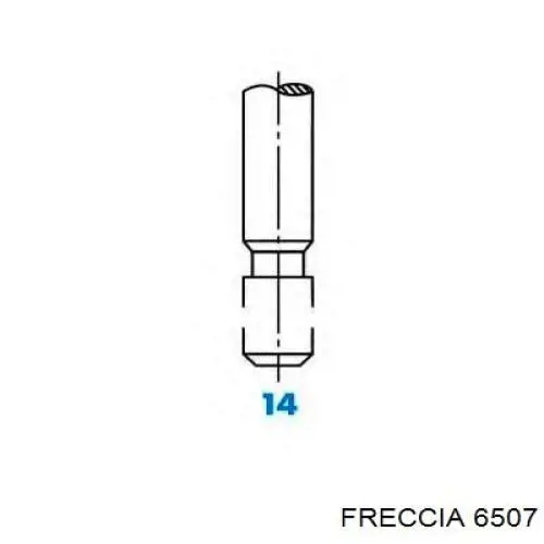 6507 Freccia клапан выпускной