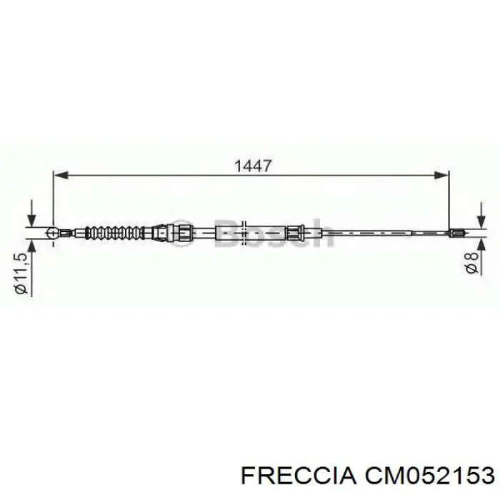 CM05-2153 Freccia распредвал двигателя