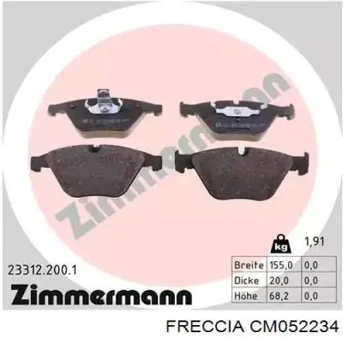 CM052234 Freccia Распредвал двигателя
