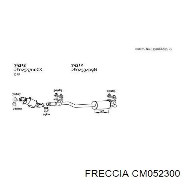 Купить CM052300 Freccia Распредвал двигателя левый