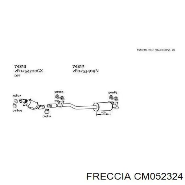 Распредвал двигателя впускной Freccia CM052324 цена, от 97.31 USD