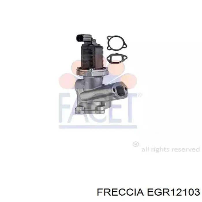 Клапан EGR рециркуляции газов на Fiat 500 312