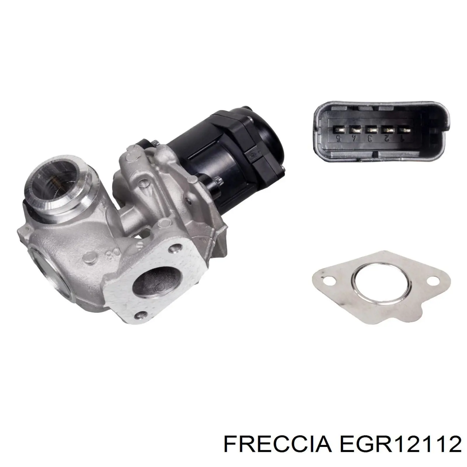 Клапан EGR рециркуляции газов на Peugeot 107 