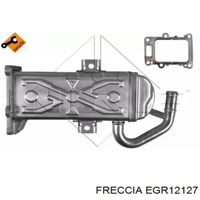 Радиатор системы EGR рециркуляции выхлопных газов Freccia EGR12127 цена, от 165.25 USD