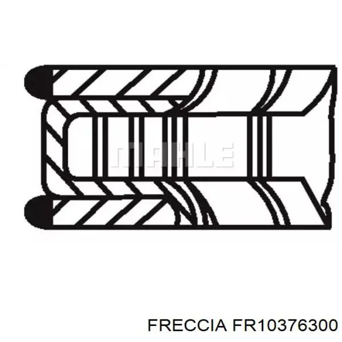 Комплект поршневых колец на 1 цилиндр, STD Freccia FR10376300