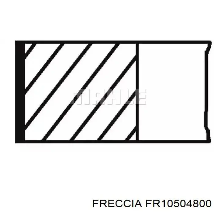 Juego de aros de pistón para 1 cilindro, STD FR10504800 Freccia