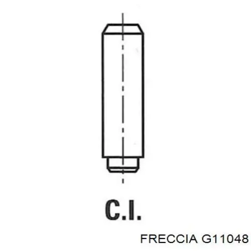 Купить G11048 Freccia Направляющая клапана впускного