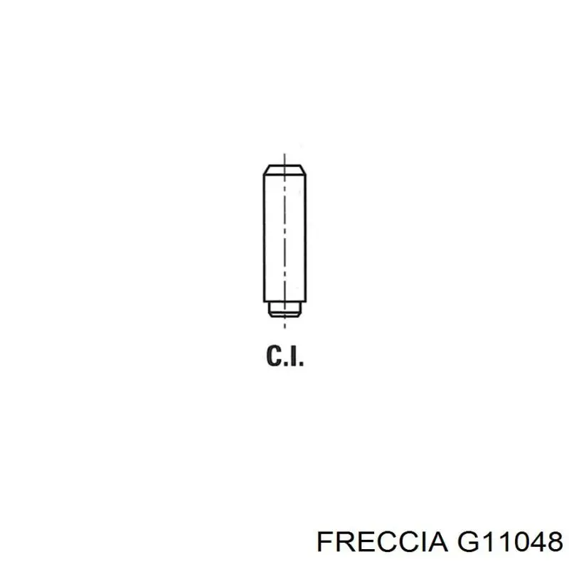Направляющая клапана, впускного на Mercedes Vaneo (414)