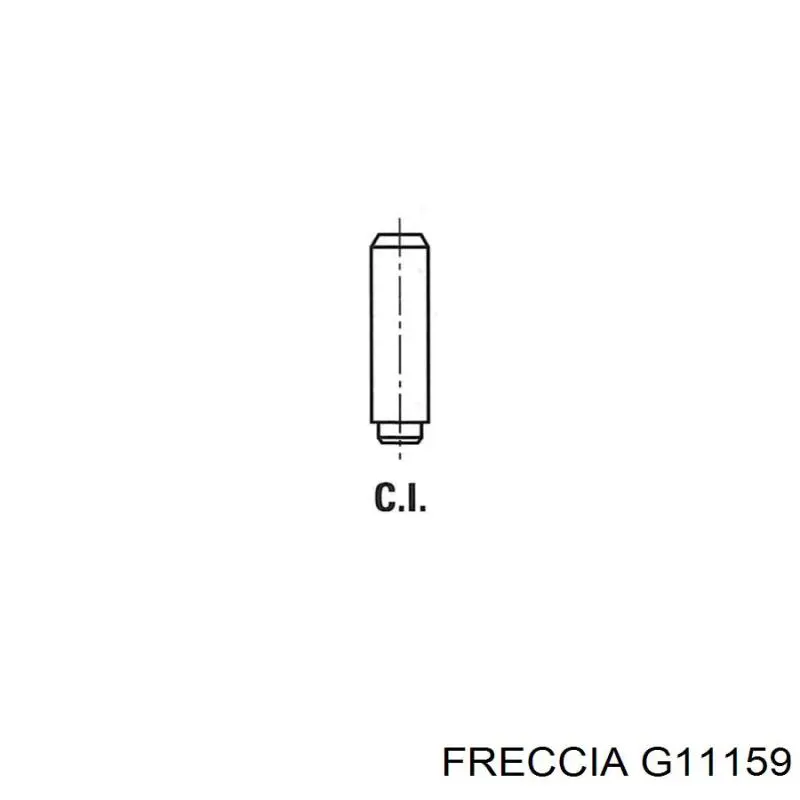 Направляющая клапана впускного на Citroen Evasion 22, U6