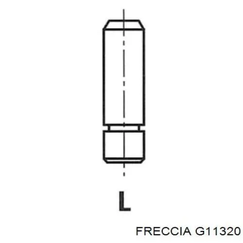 G11320 Freccia направляющая клапана